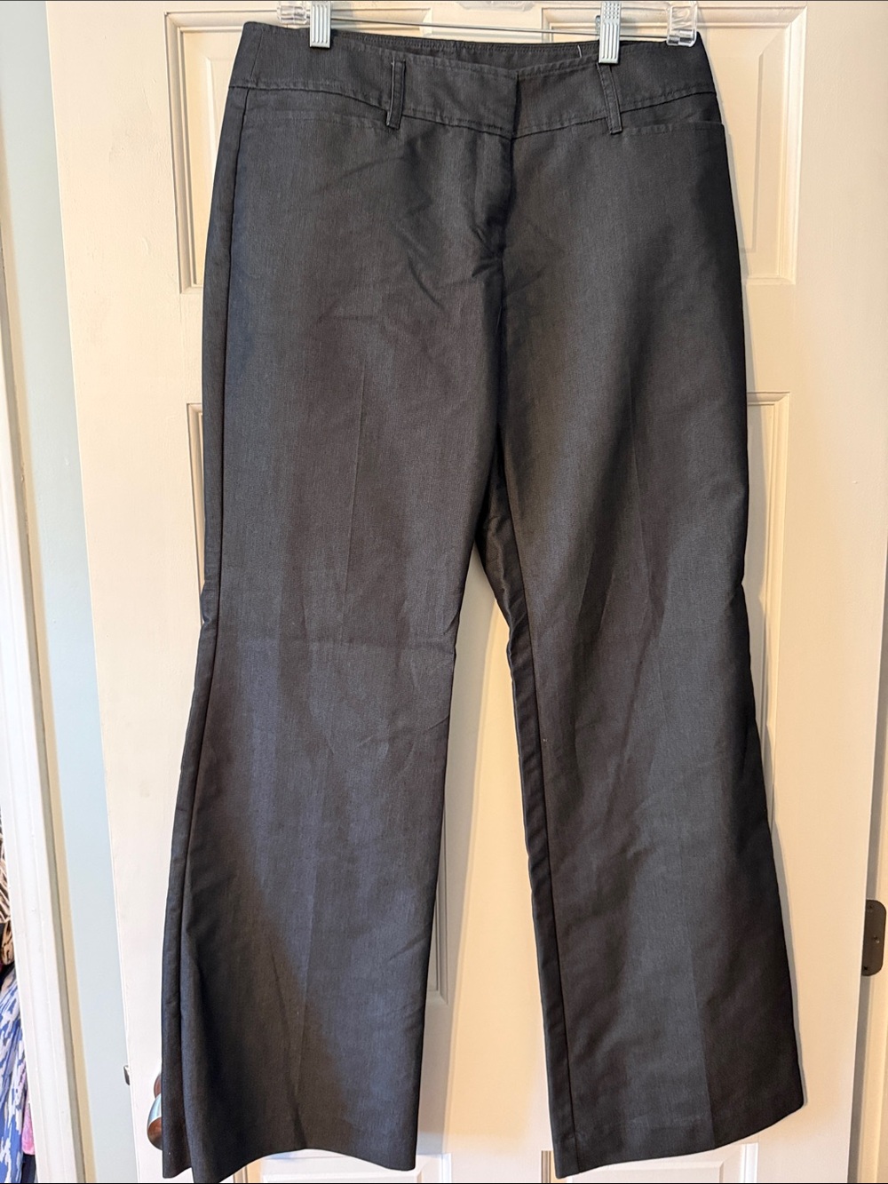 LOFT Black Wide-Leg Jeans